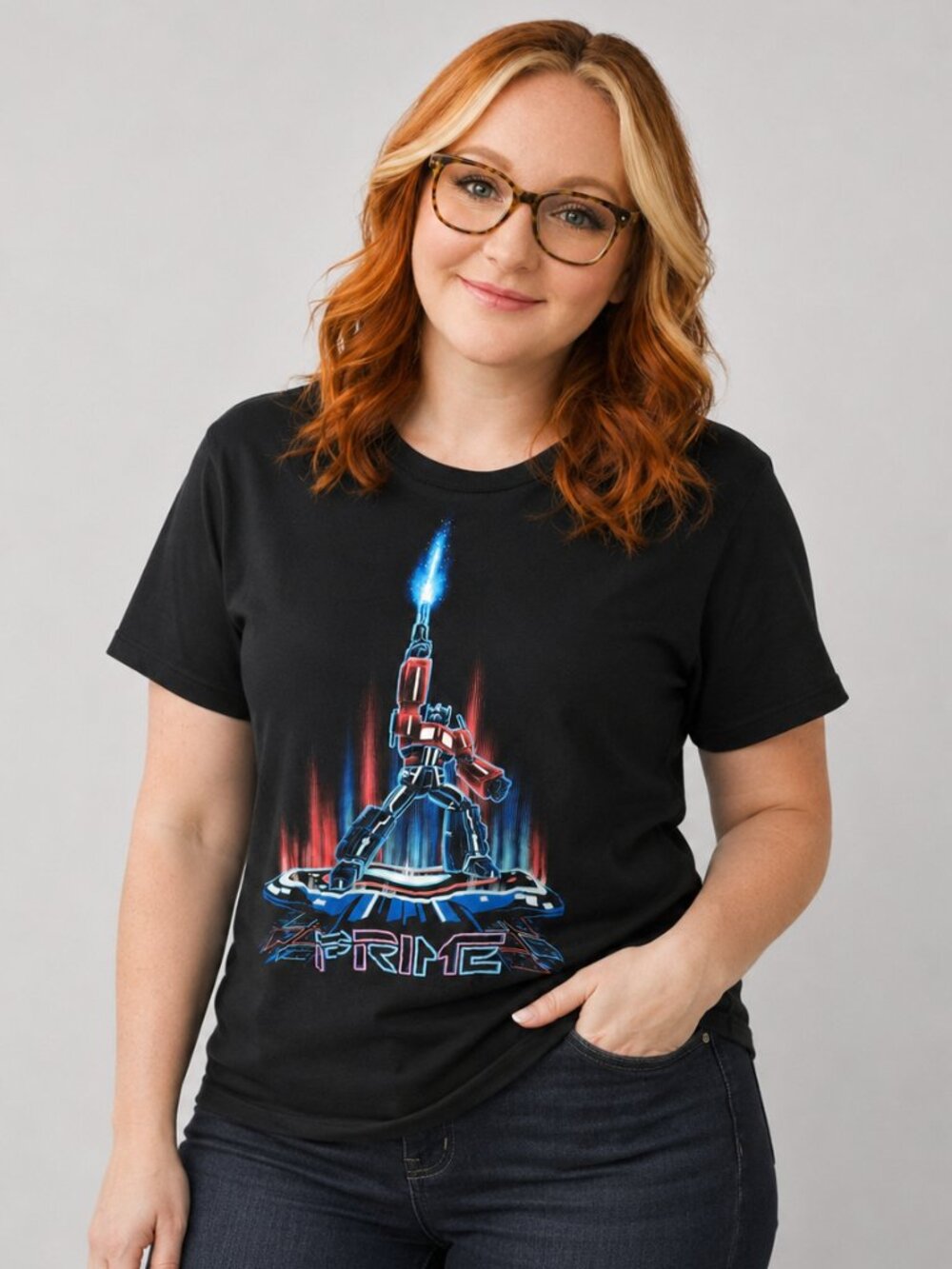 Transformers Optimus Prime / TRON Crossover Graphic Tee